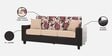Revive Fabric 3 Seater Sofa in Brown Color
