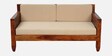 Rezzan Sheesham Wood 2 Seater Sofa In Honey Oak Finish