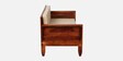 Rezzan Sheesham Wood 2 Seater Sofa In Honey Oak Finish