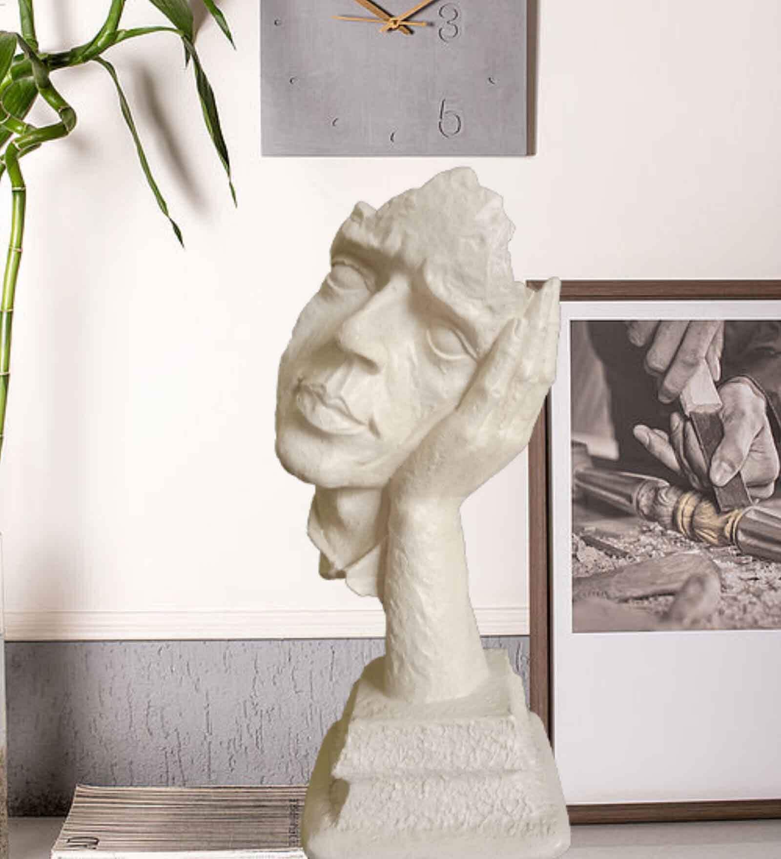 Real Thinker Brown Polyresin Showpiece