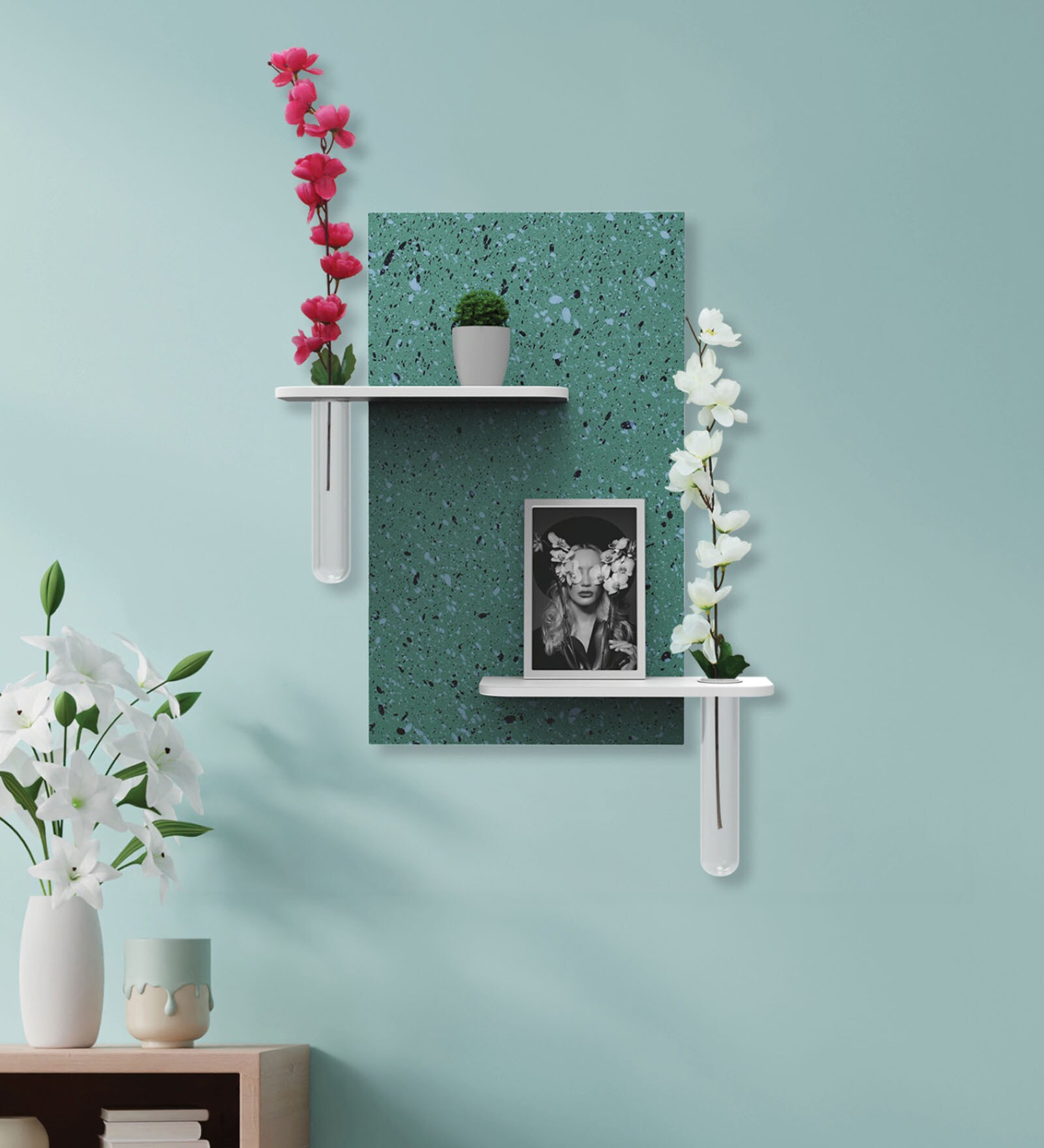 Rectangle Floating Wall Shelve