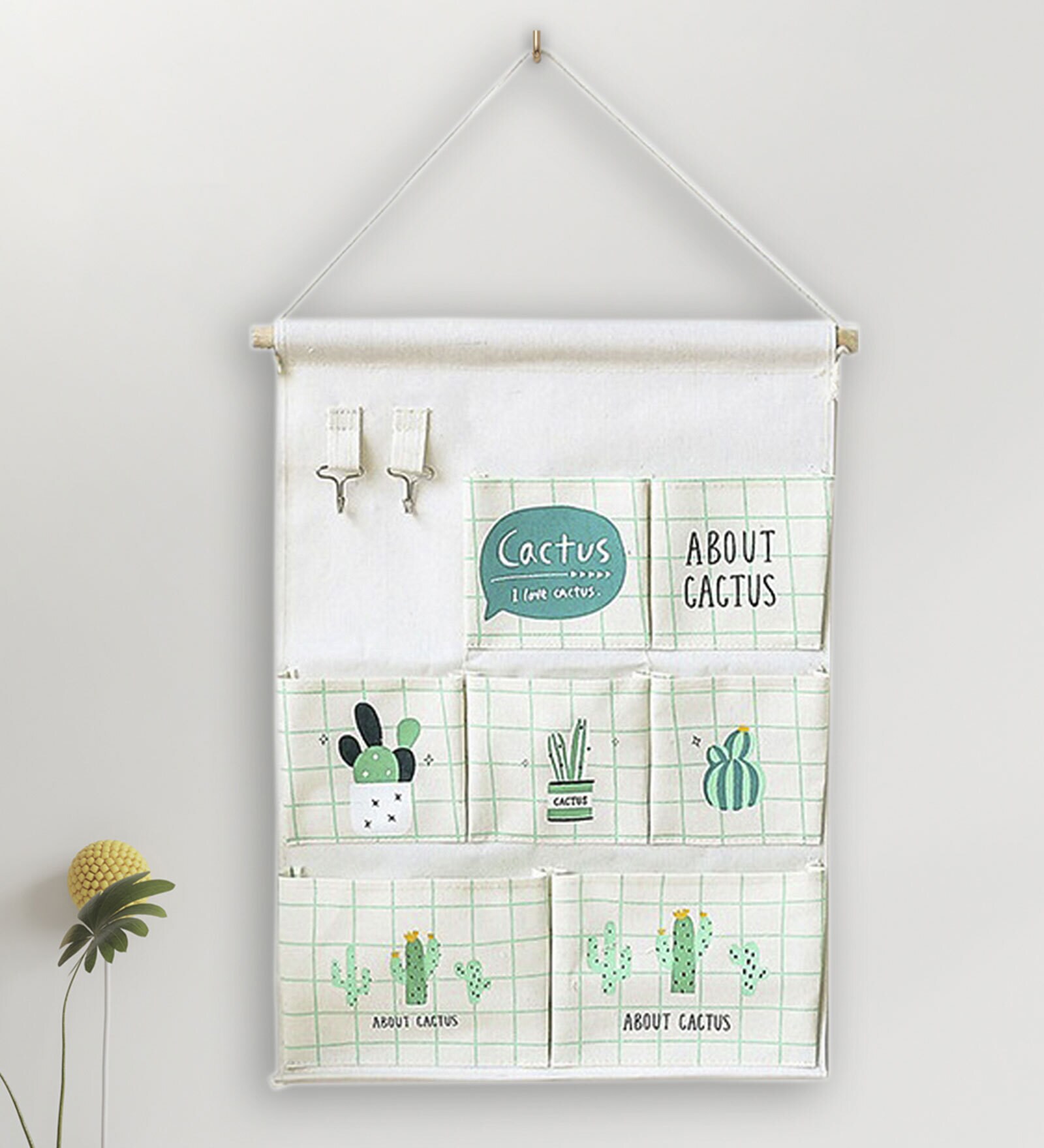 Rectangular Canvas Wall Organizer