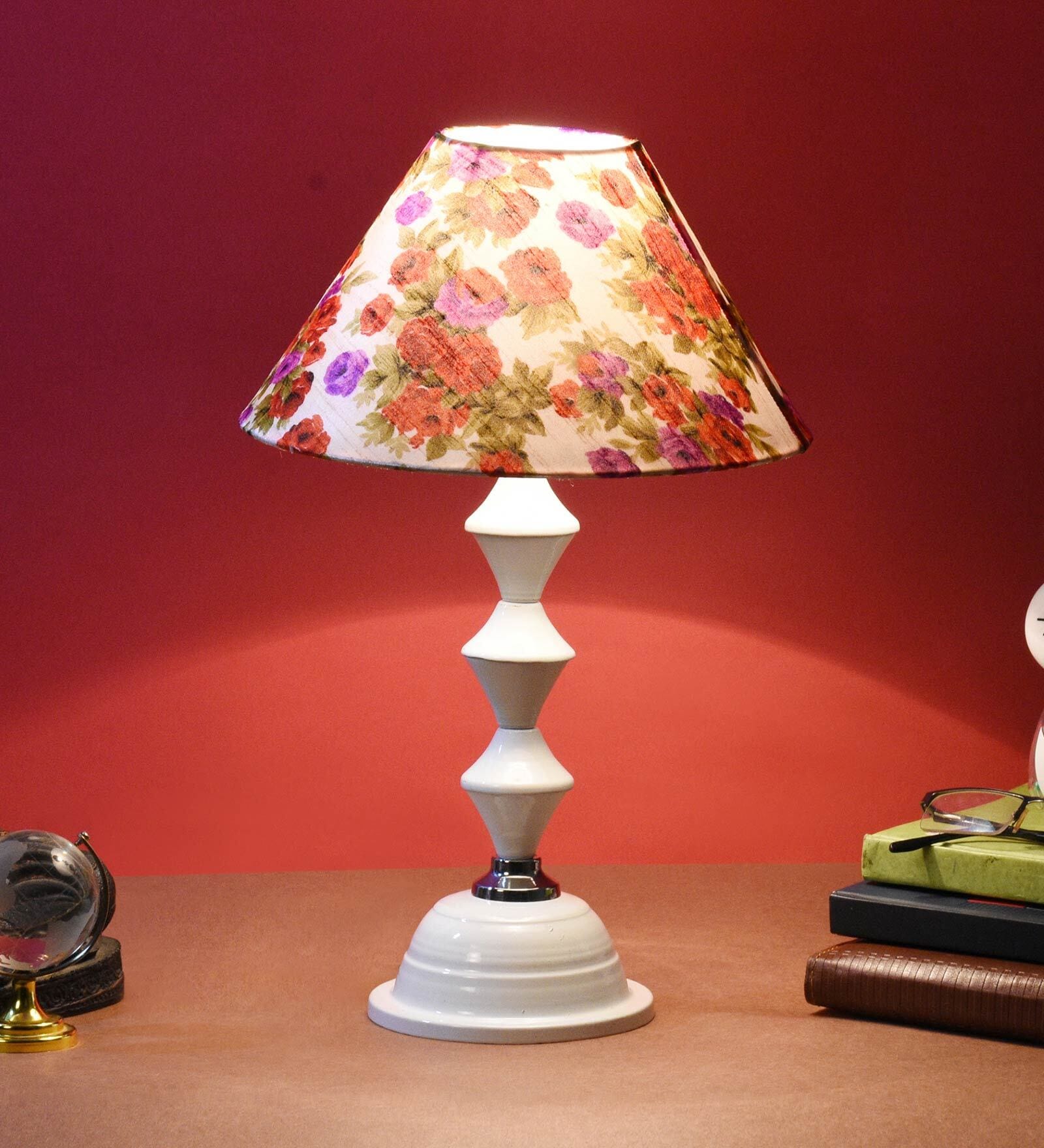 Buy Multicolor Shade Table Lamp With Metal Base By Foziq At 62 Off By Foziq Pepperfry 5726