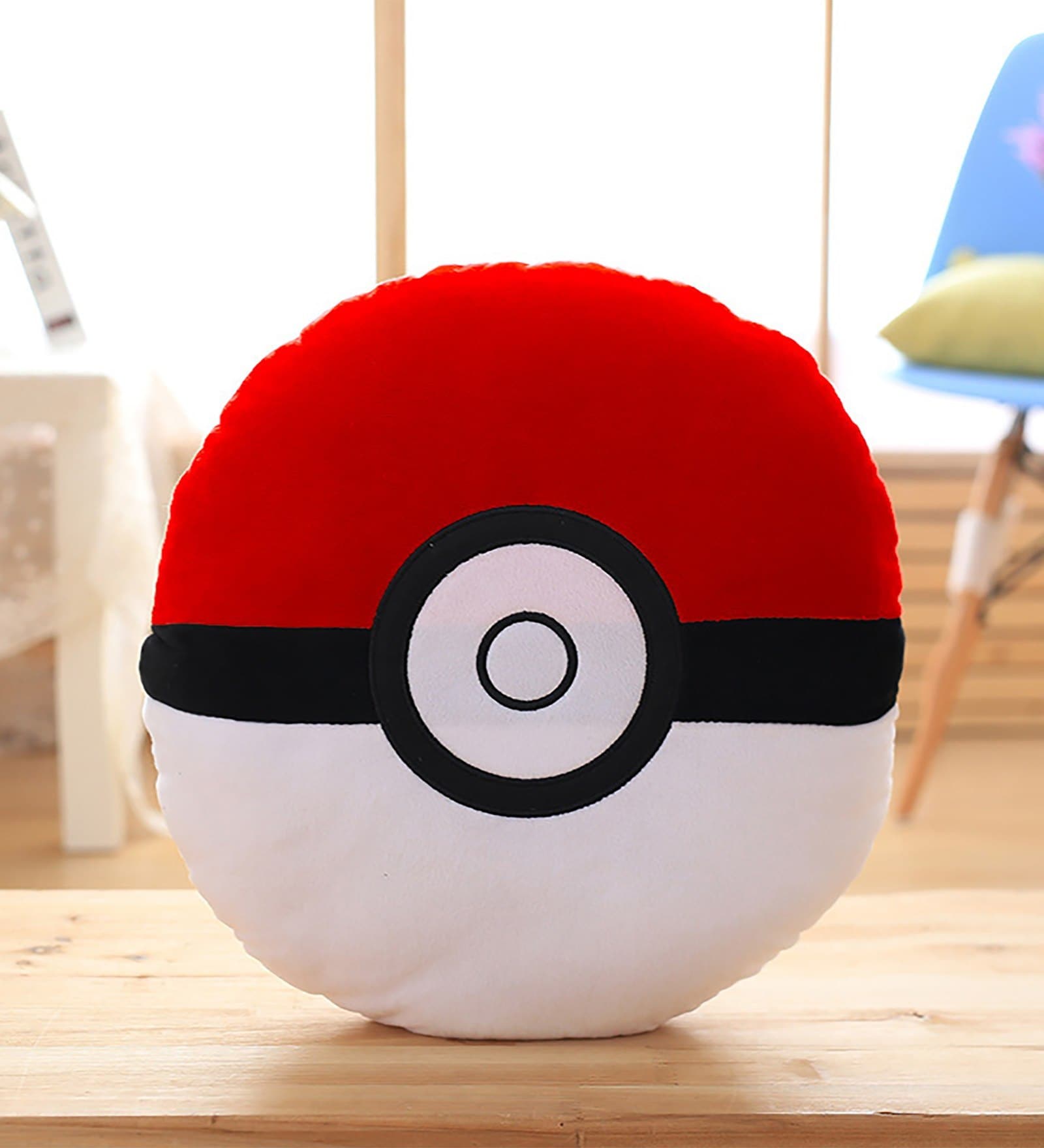 Red and White Velvet 14 x 14 inch Decorative Cuddle Cushion