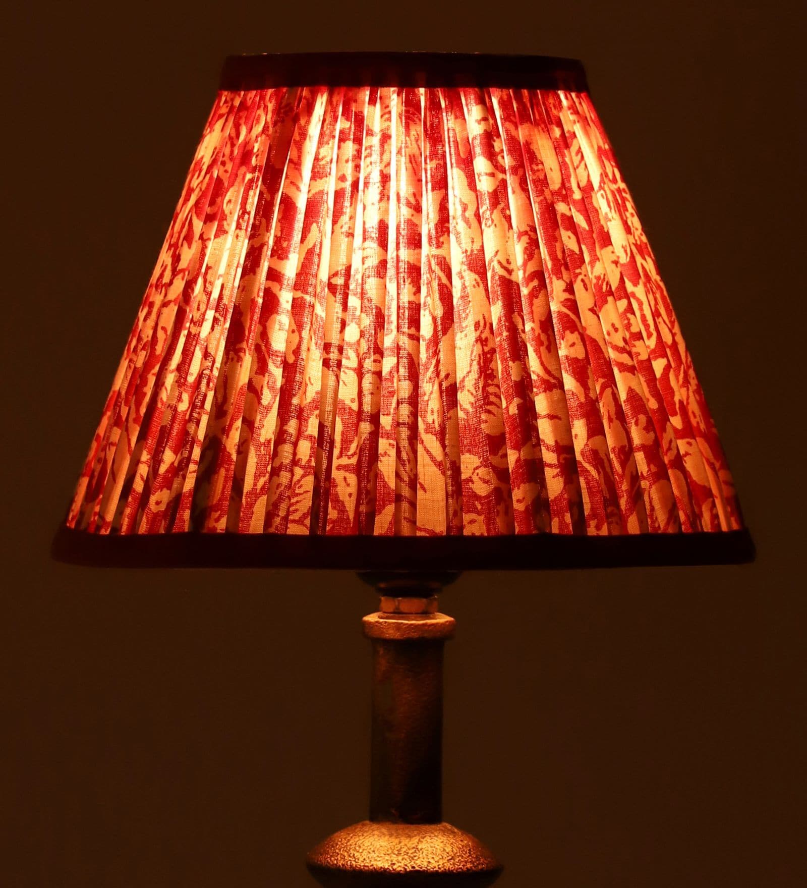 Imperial Affair 30cm Straight Empire Cotton  Lampshade (Red)