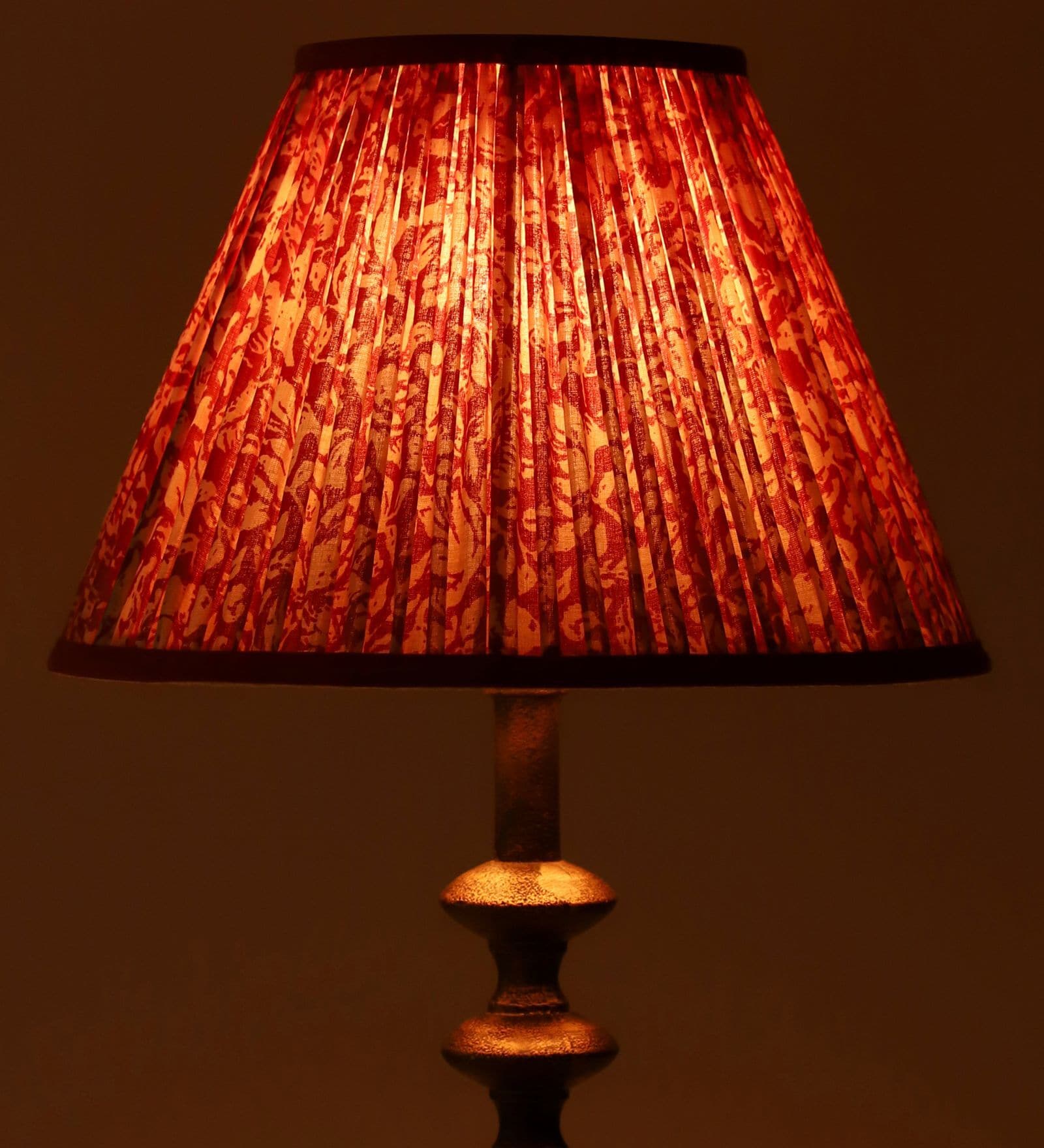 Imperial Affair 40cm Straight Empire Cotton  Lampshade (Red)
