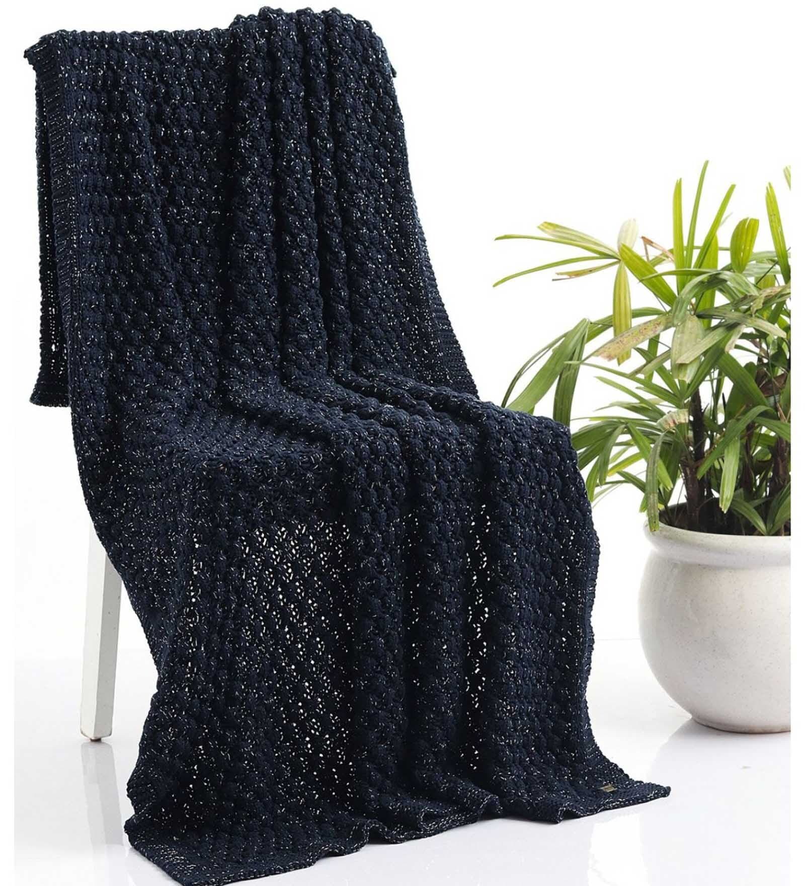 Solid Cotton 59x49 Inches Sofa Throw
