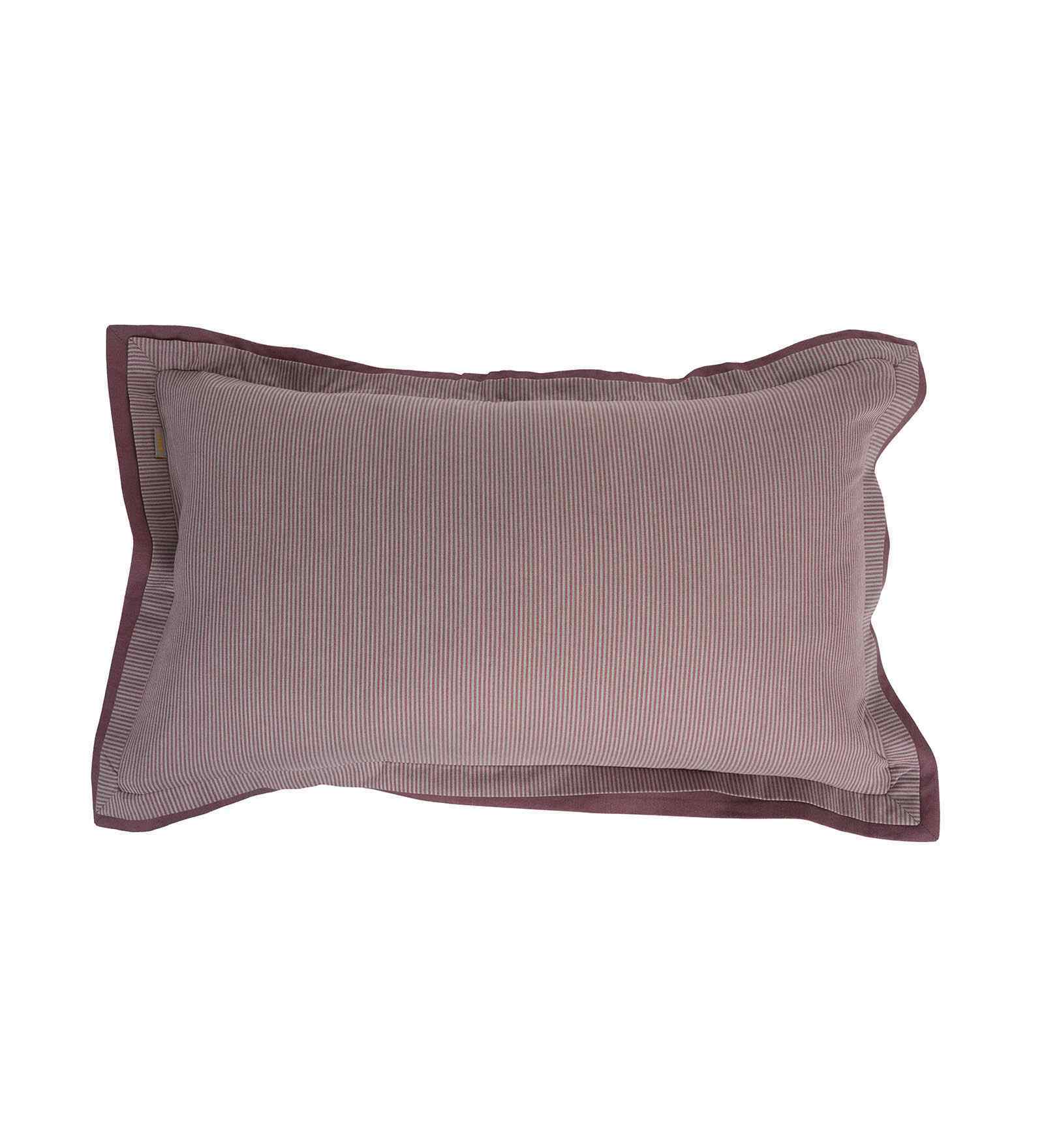 Red Cotton Solid 14x24 inches Rectangle Cushion Cover