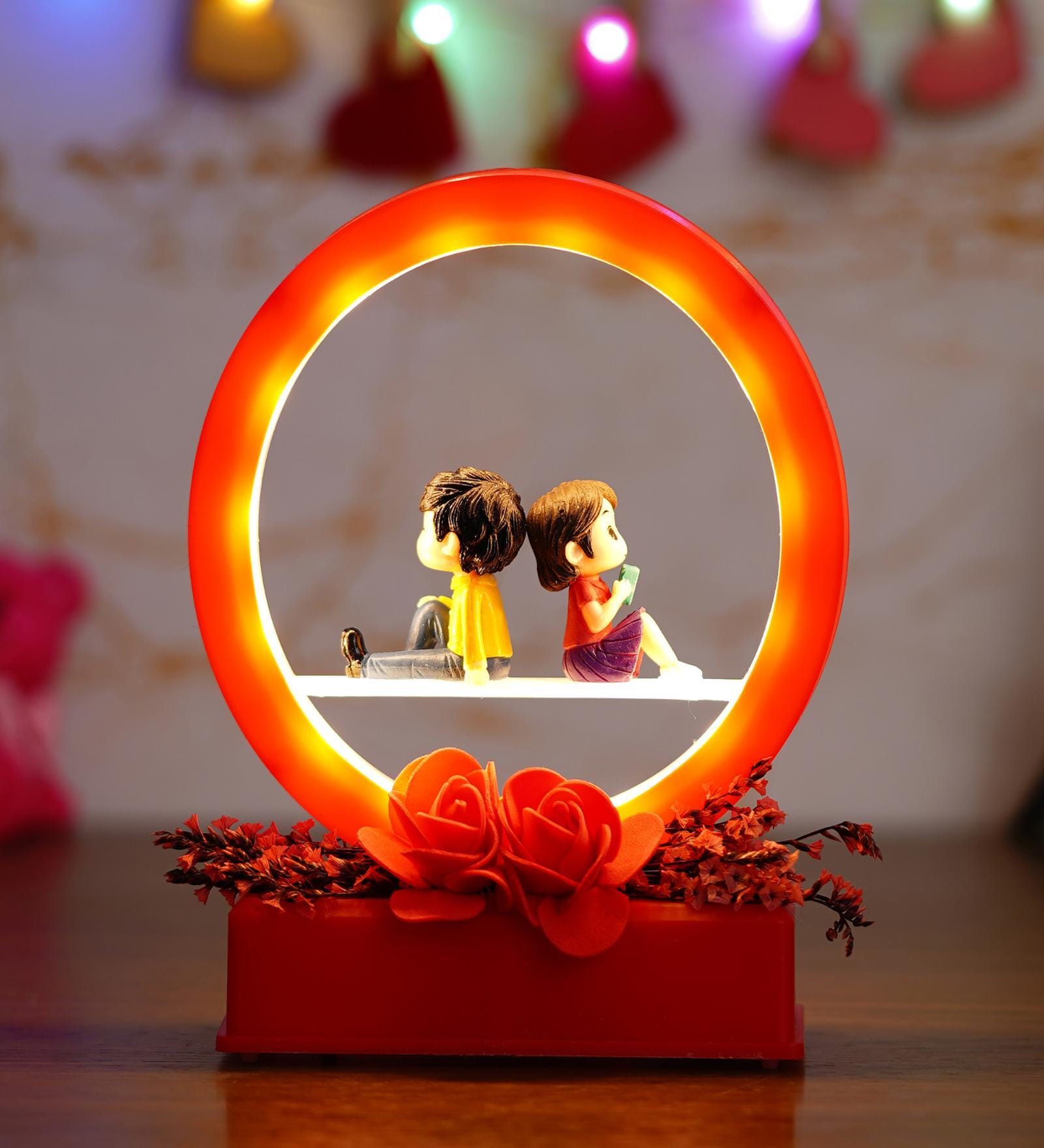 Couple Acrylic Light Showpiece