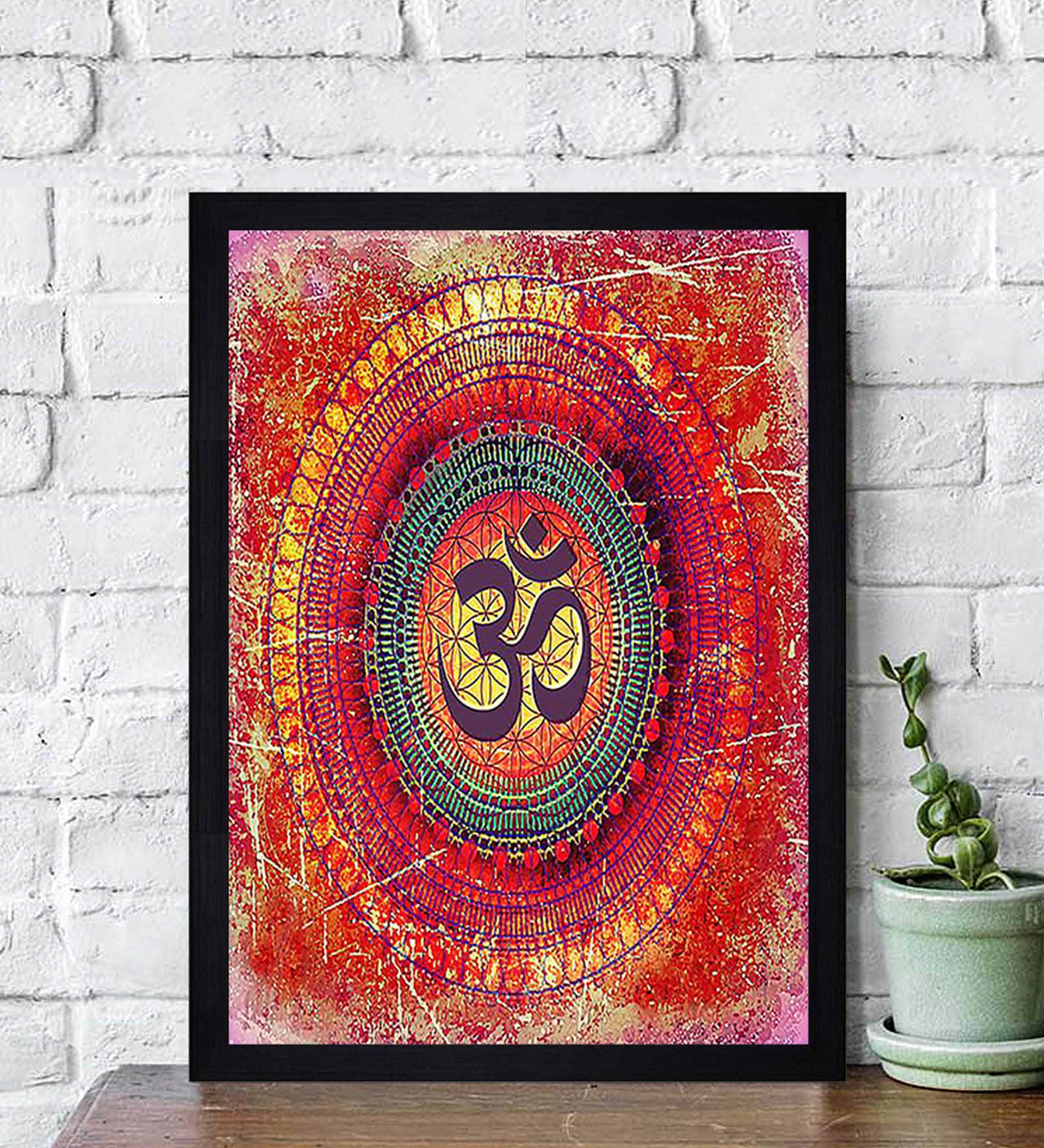 buy-invention-multicolour-wood-mdf-framed-spiritual-art-print-at-29