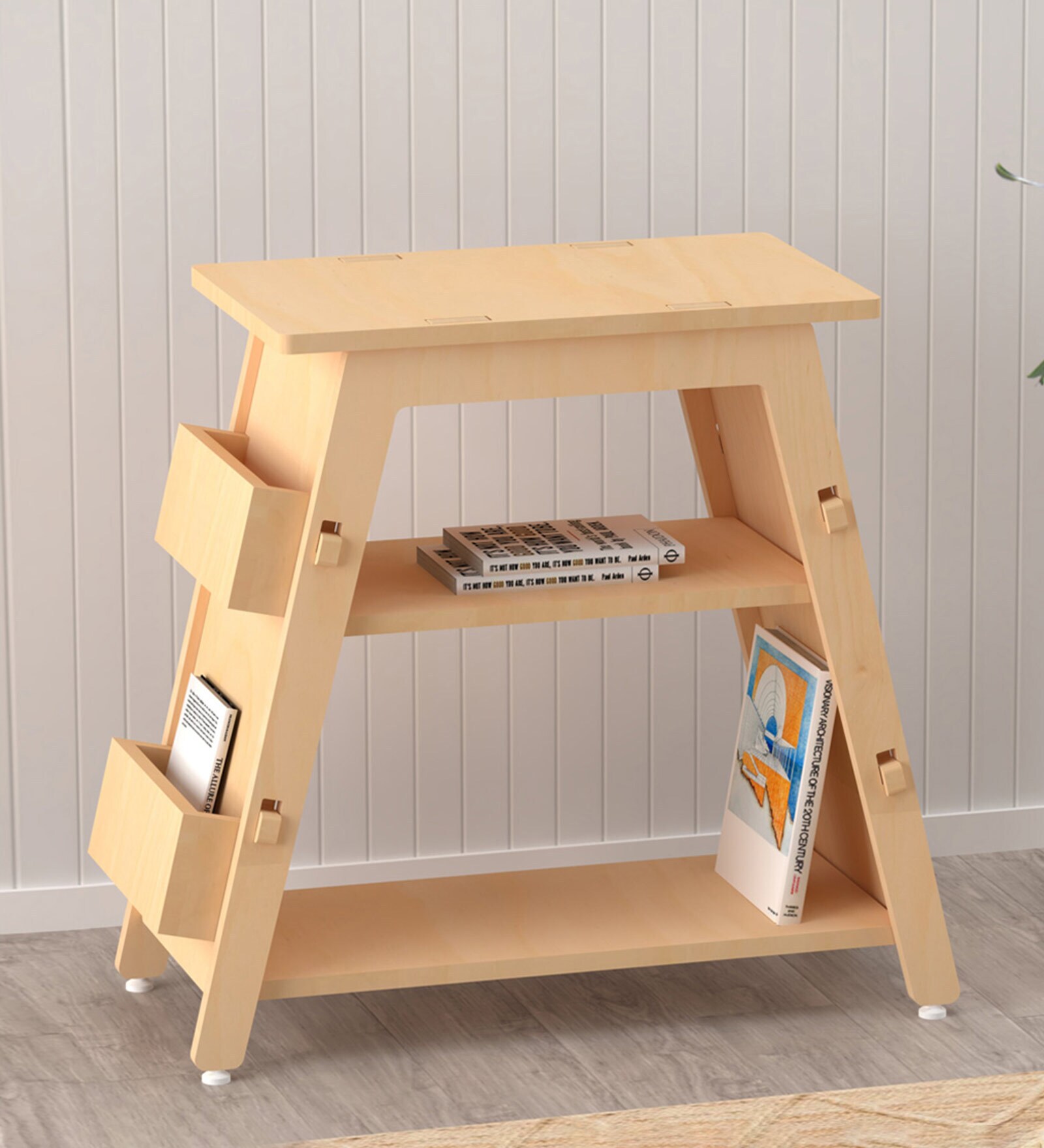 X&Y Red Pear Bookshelf - Natural main image 0