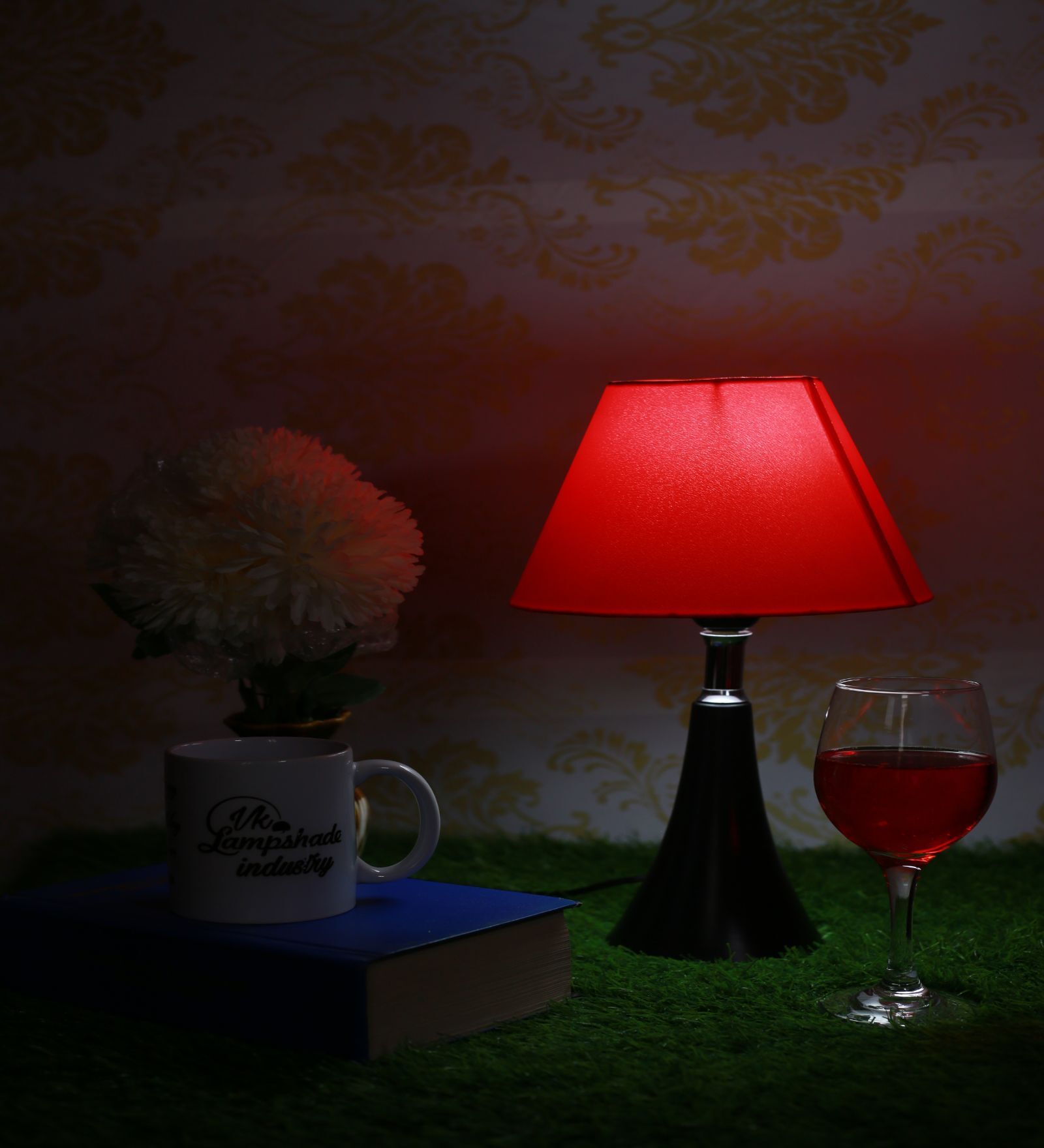 Red Small Cone Lampshade