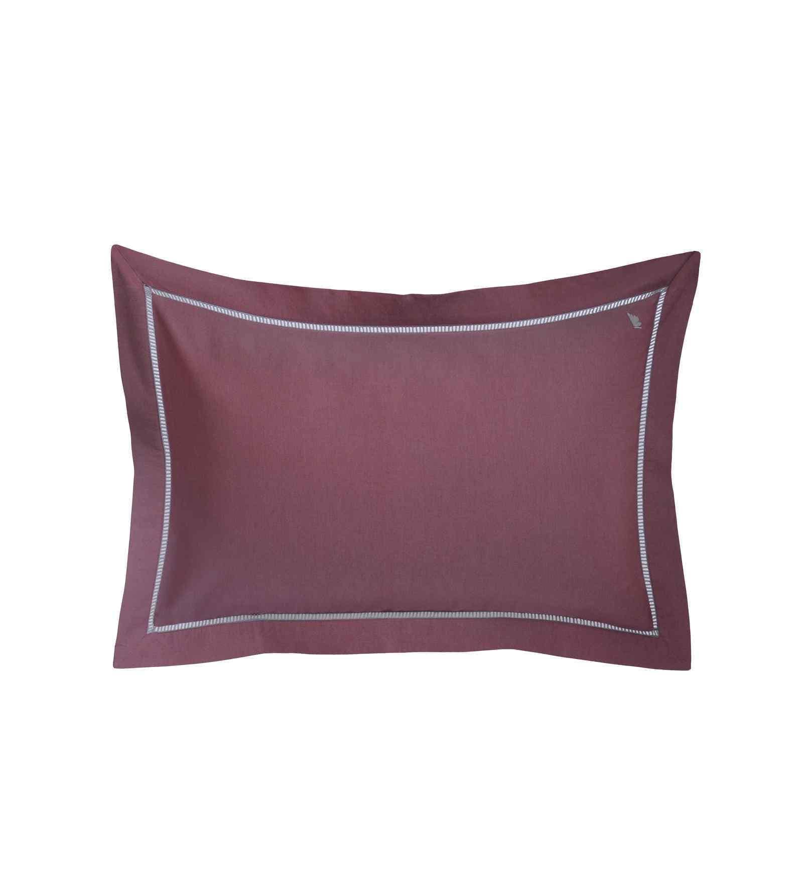 Red Solid 300 TC Cotton 2 Pillow Cover Set