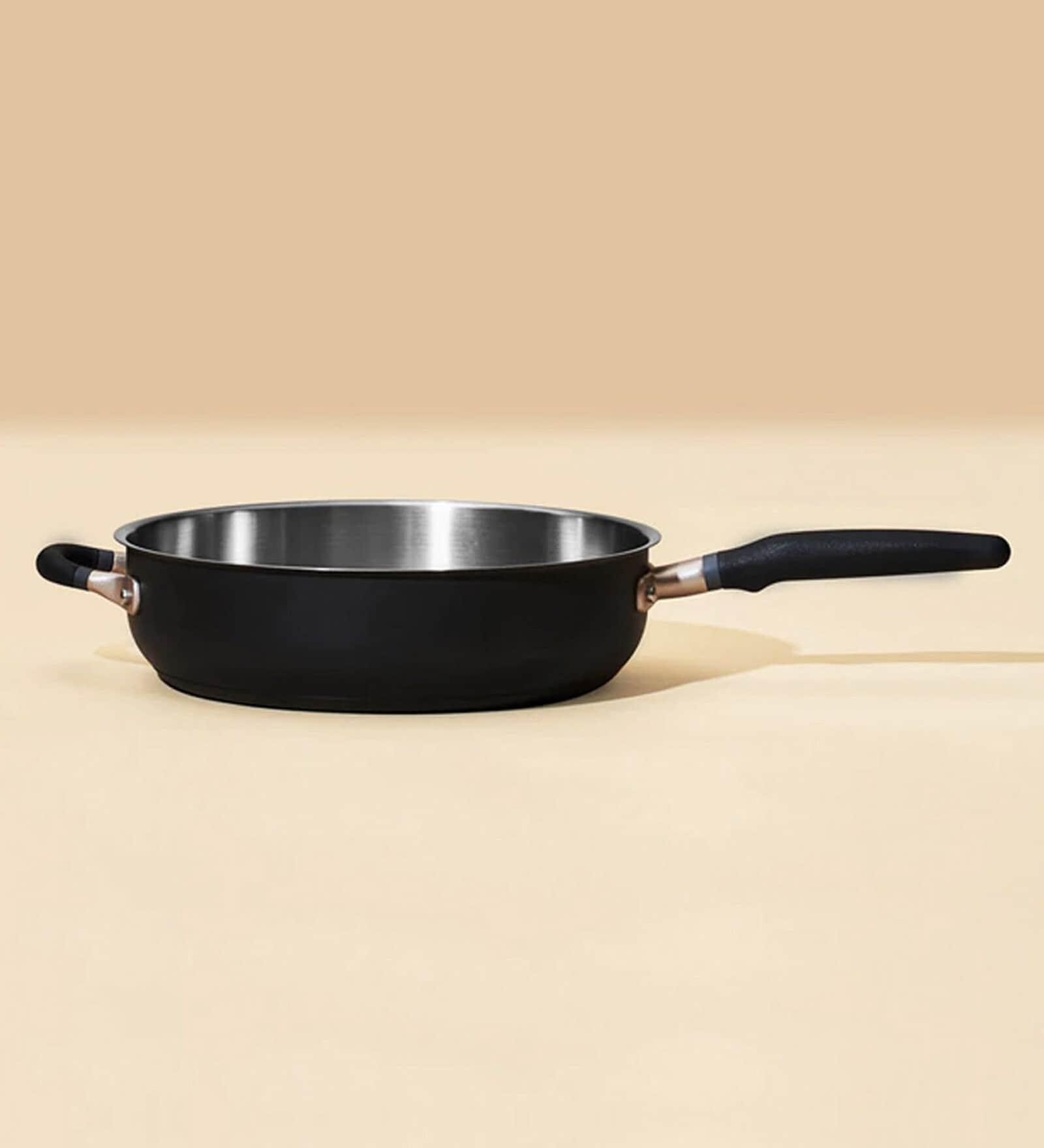 Black Stainless Steel Saute Pan