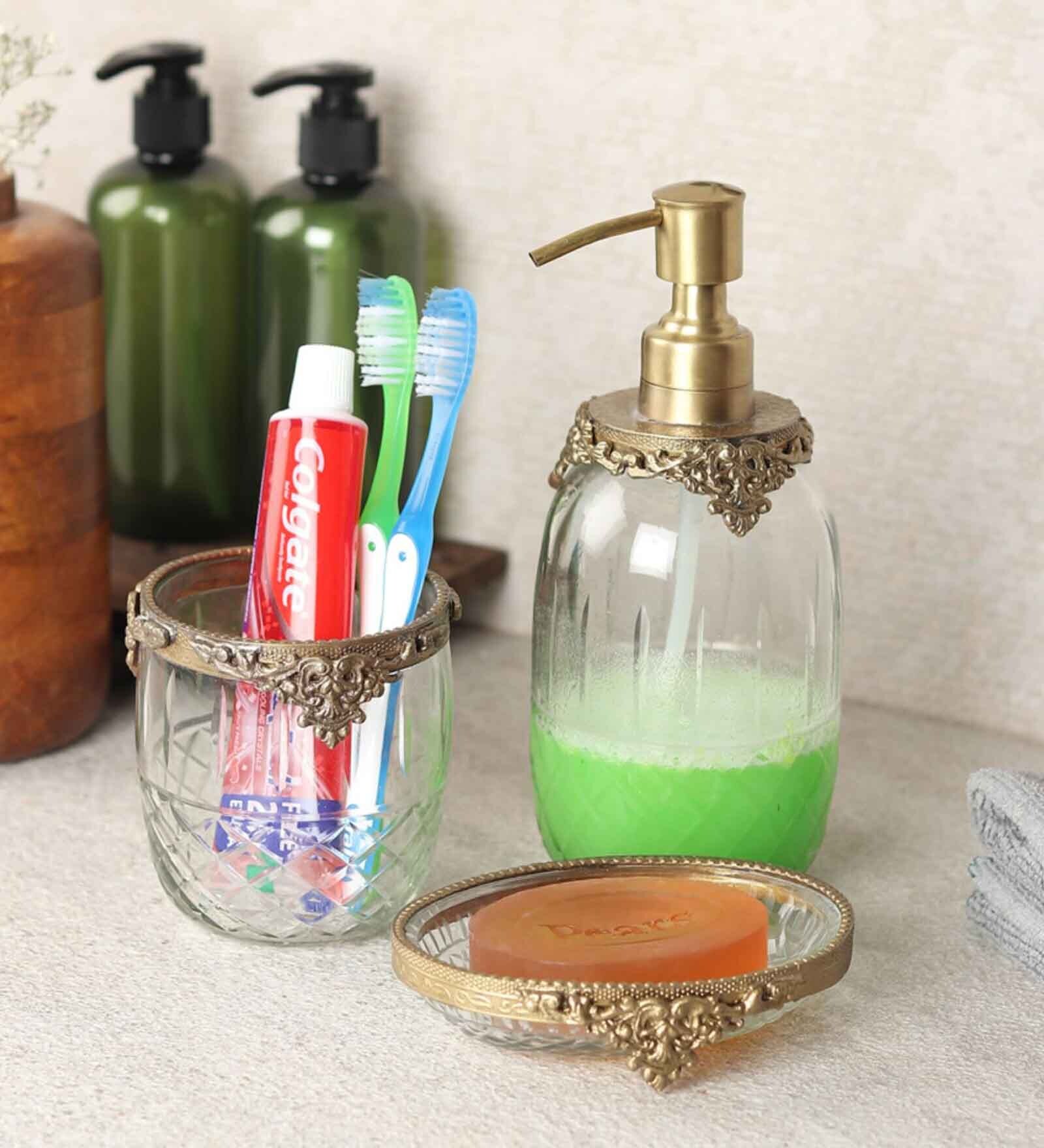 Buy Regal Brass Accents Bathroom Set in Antique Gold Finish at 23 OFF