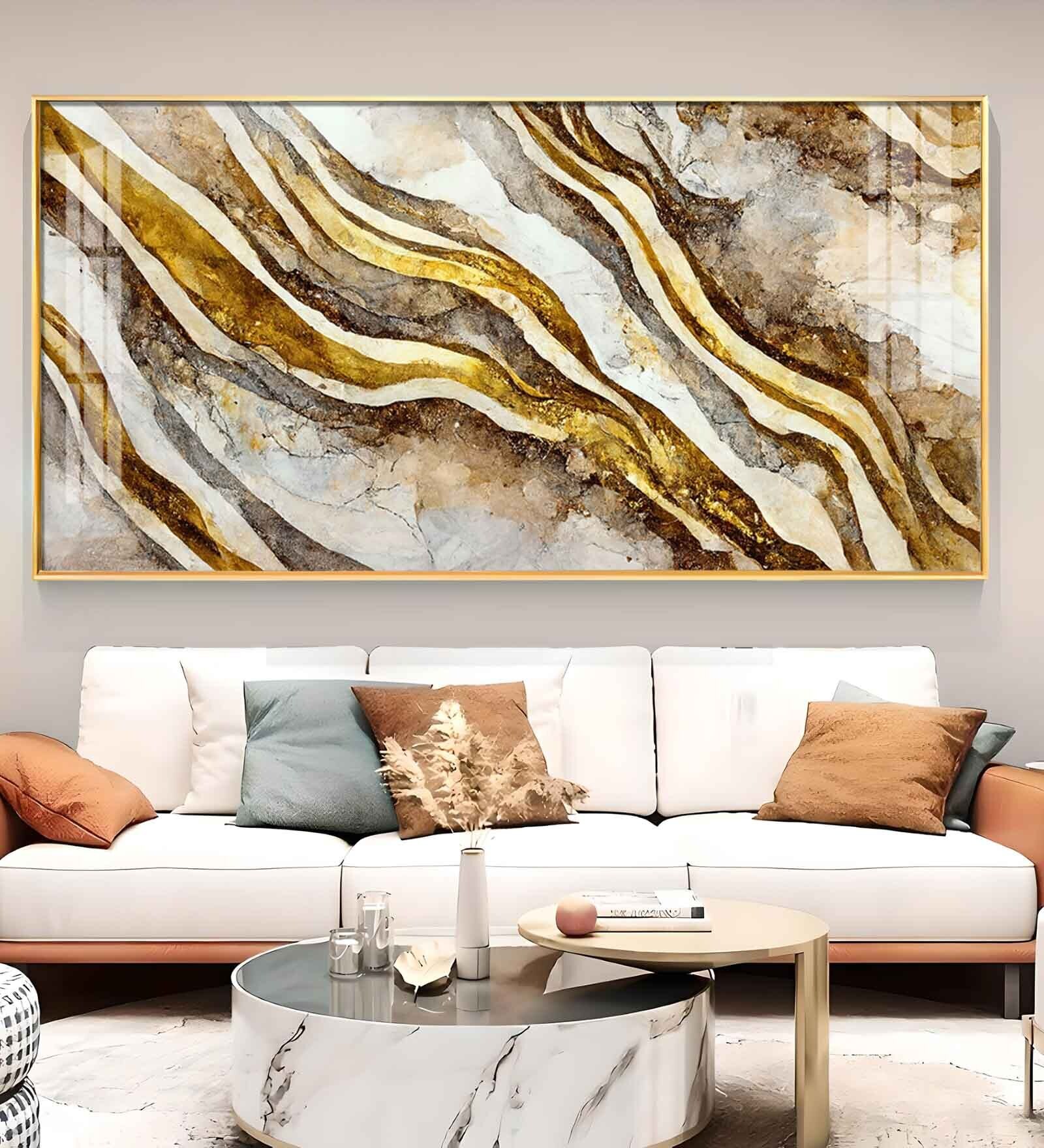 Relanta Glass Finish Horizontal Wall Art