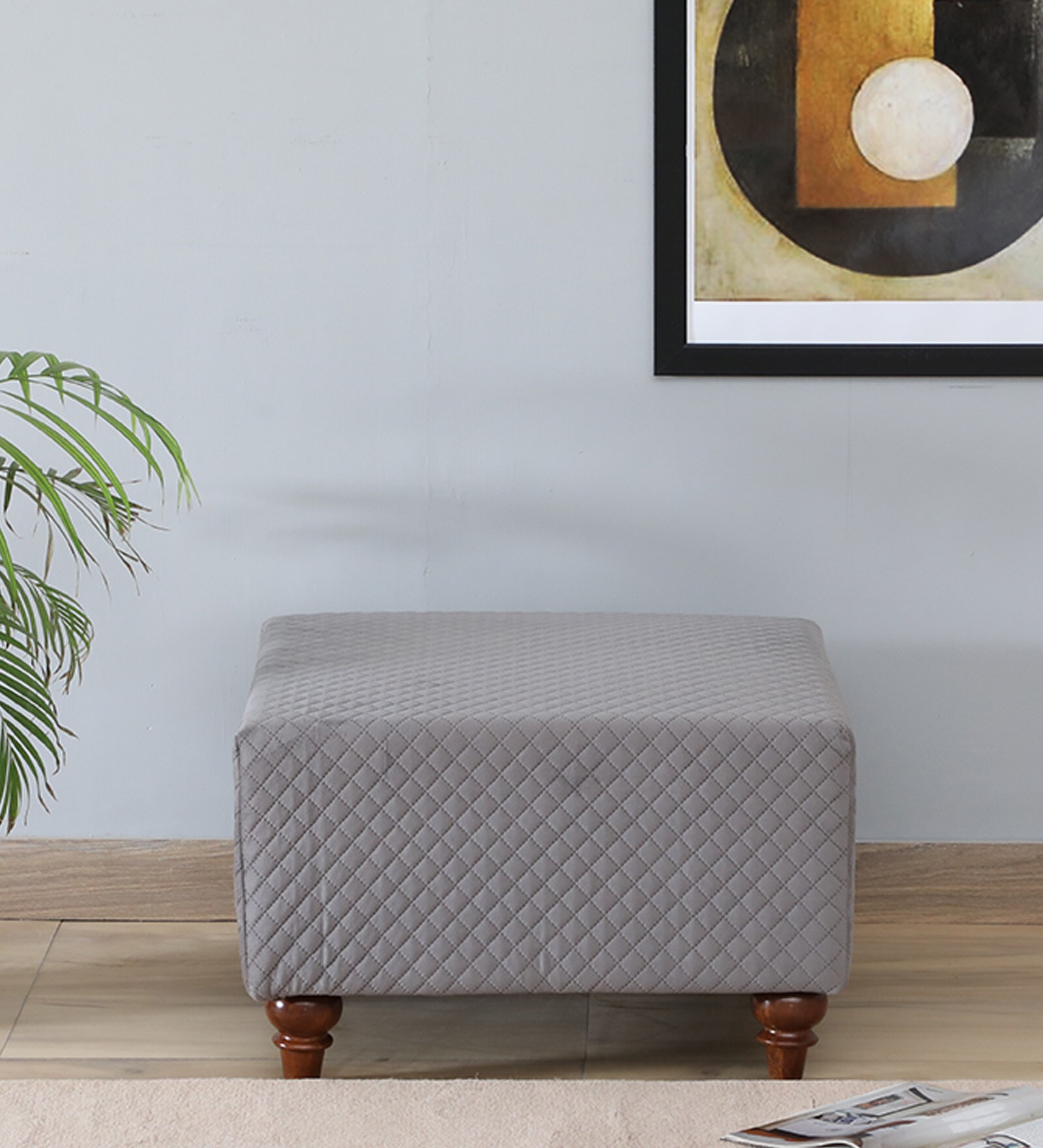 Relax Fabric Seating Stool In Multicolour