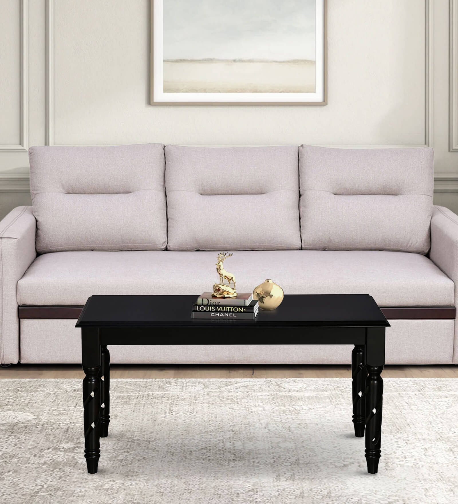 Remy Coffee Table in Dark Cappuccino Finish
