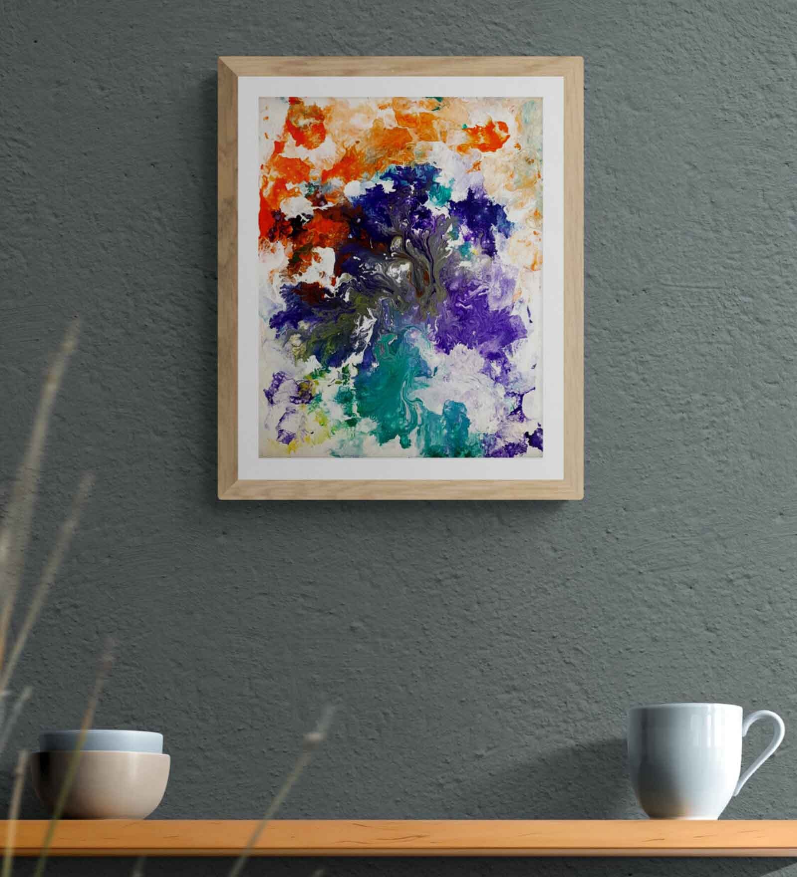 Renaissance  Handmade Acrylic Paint On Canvas Unframed