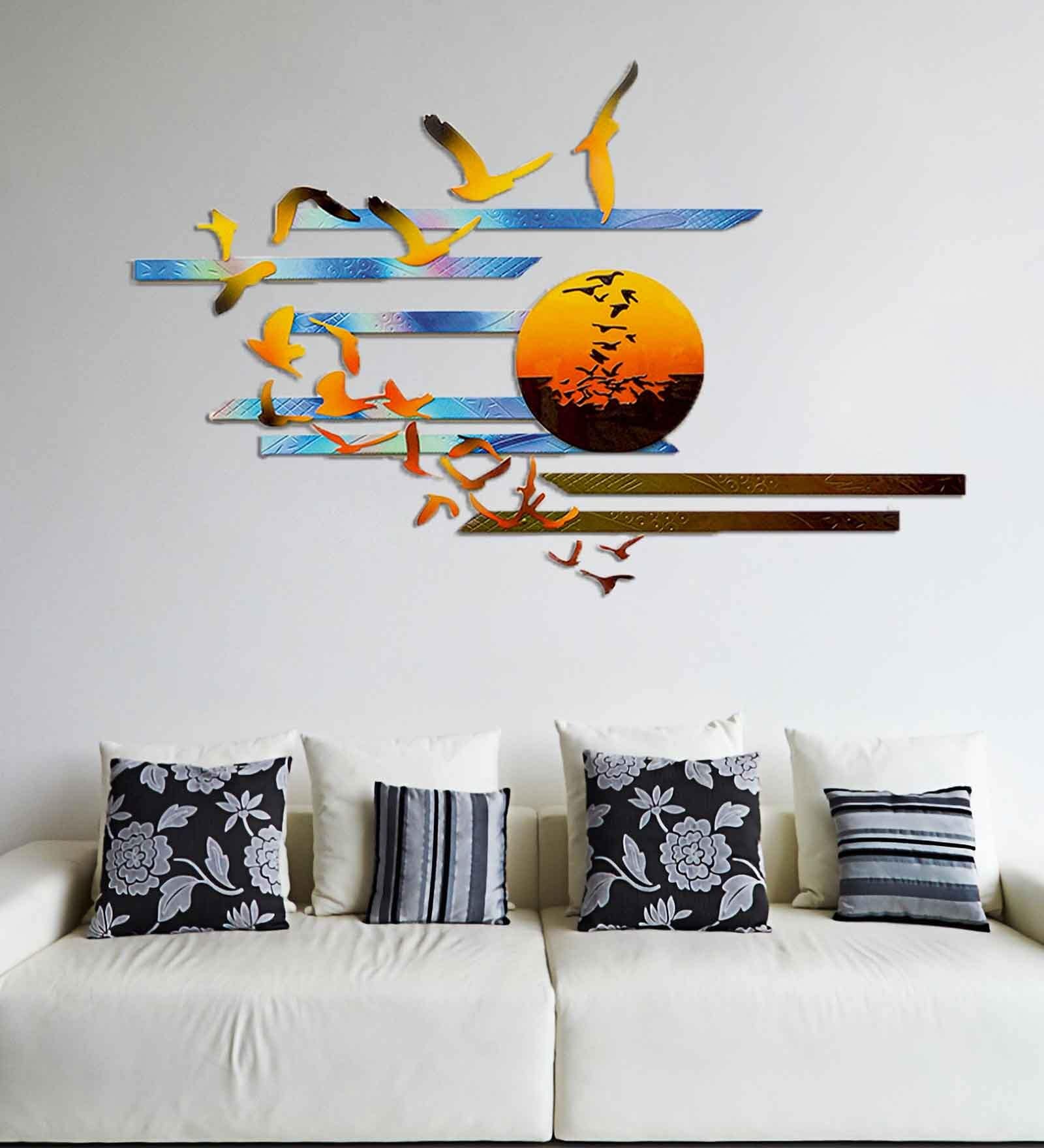 Resin & Wood Elements Wall Mural