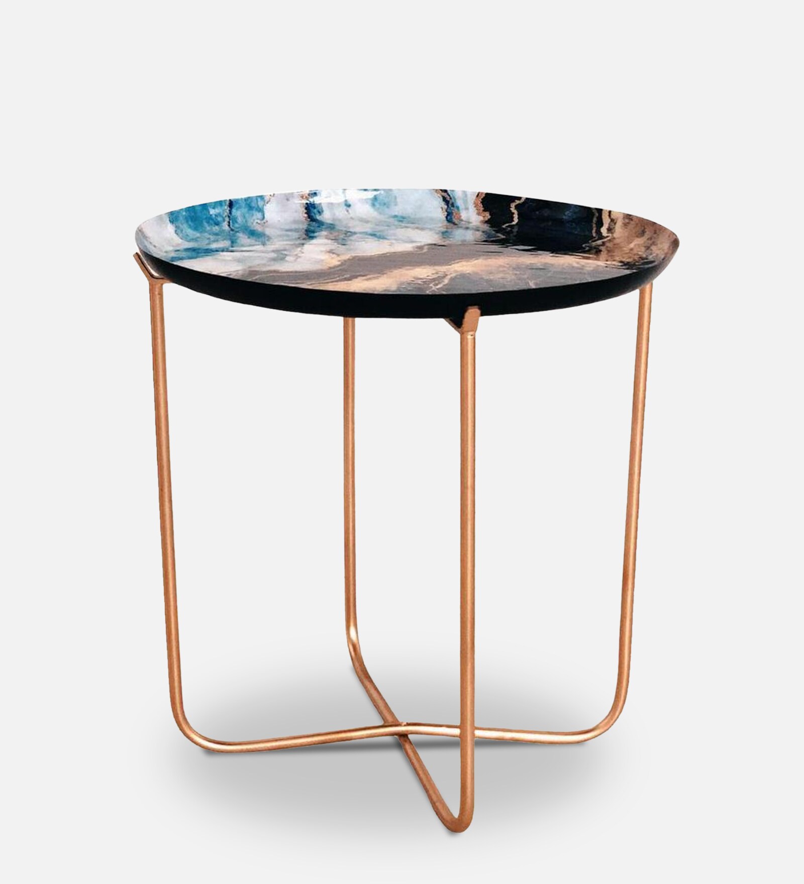 Resin Side Table in Multi Colour