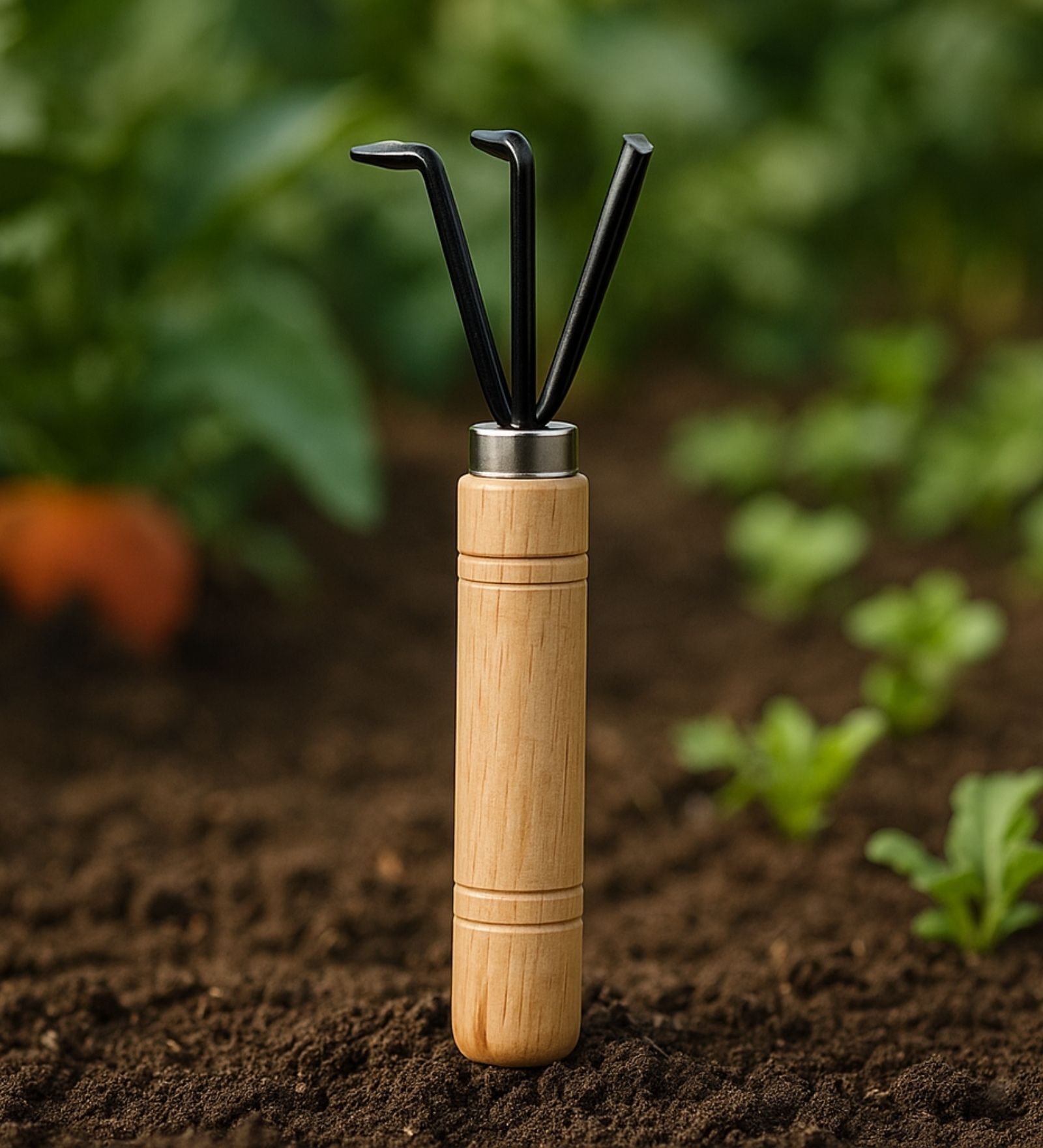 Black Resistant Artisan Hand Cultivator