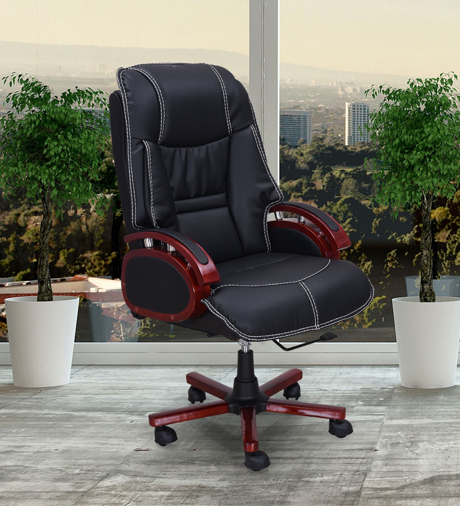 Buy Lanister Executive Chair by Royaloak Online Executive Chairs