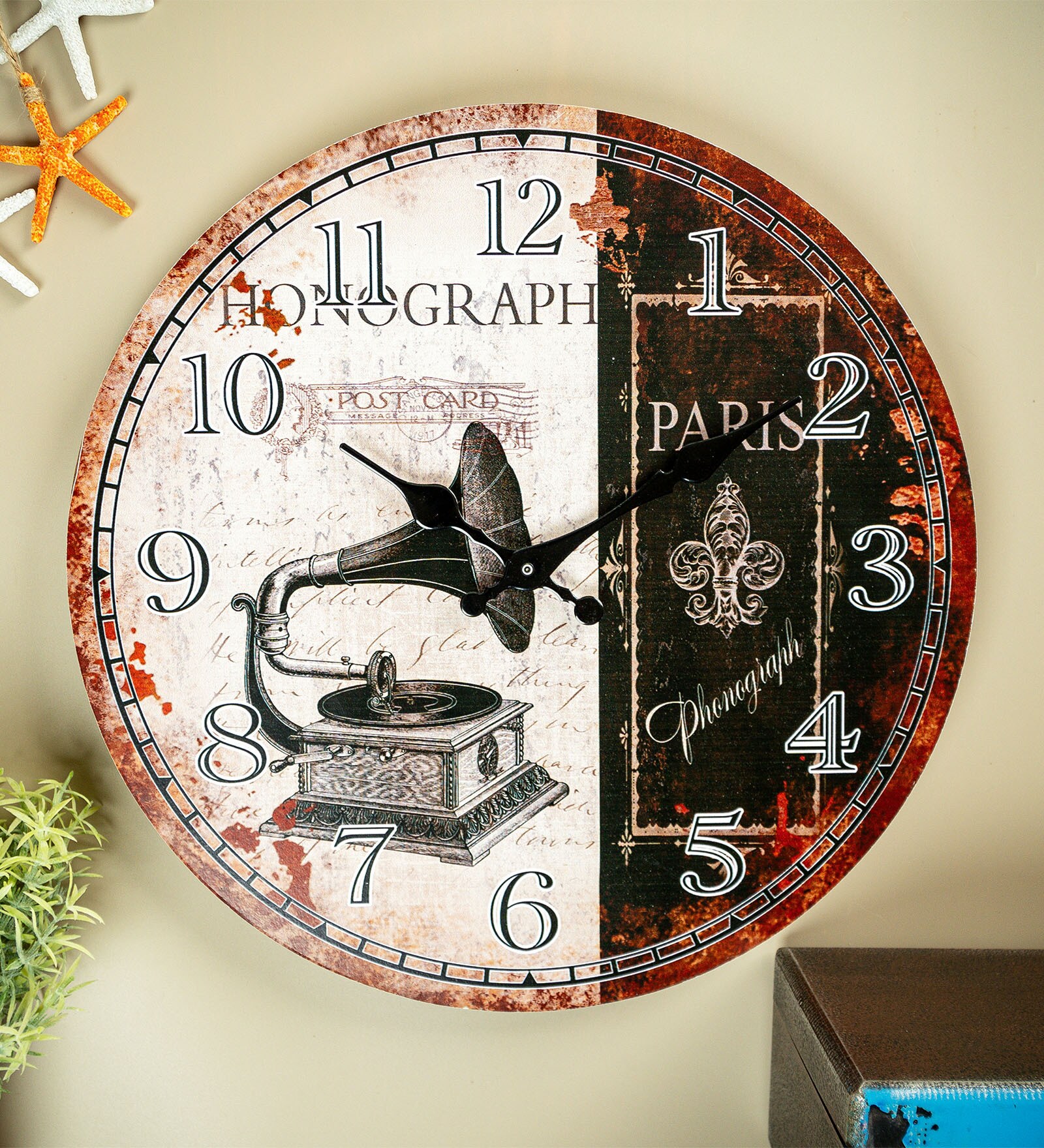 Gramophone Dial Wall Clock