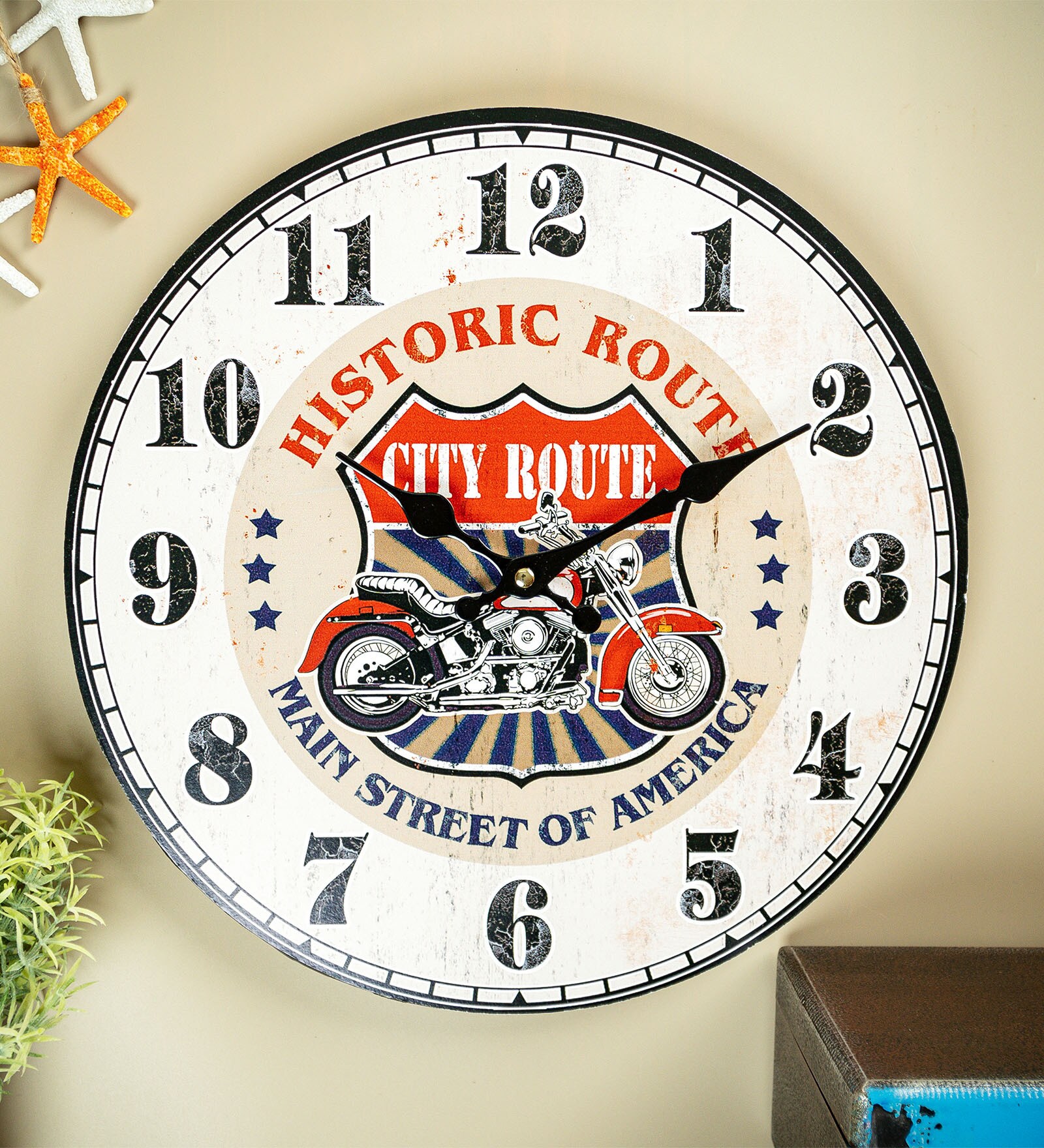 Historic Route Dial Wall Clock