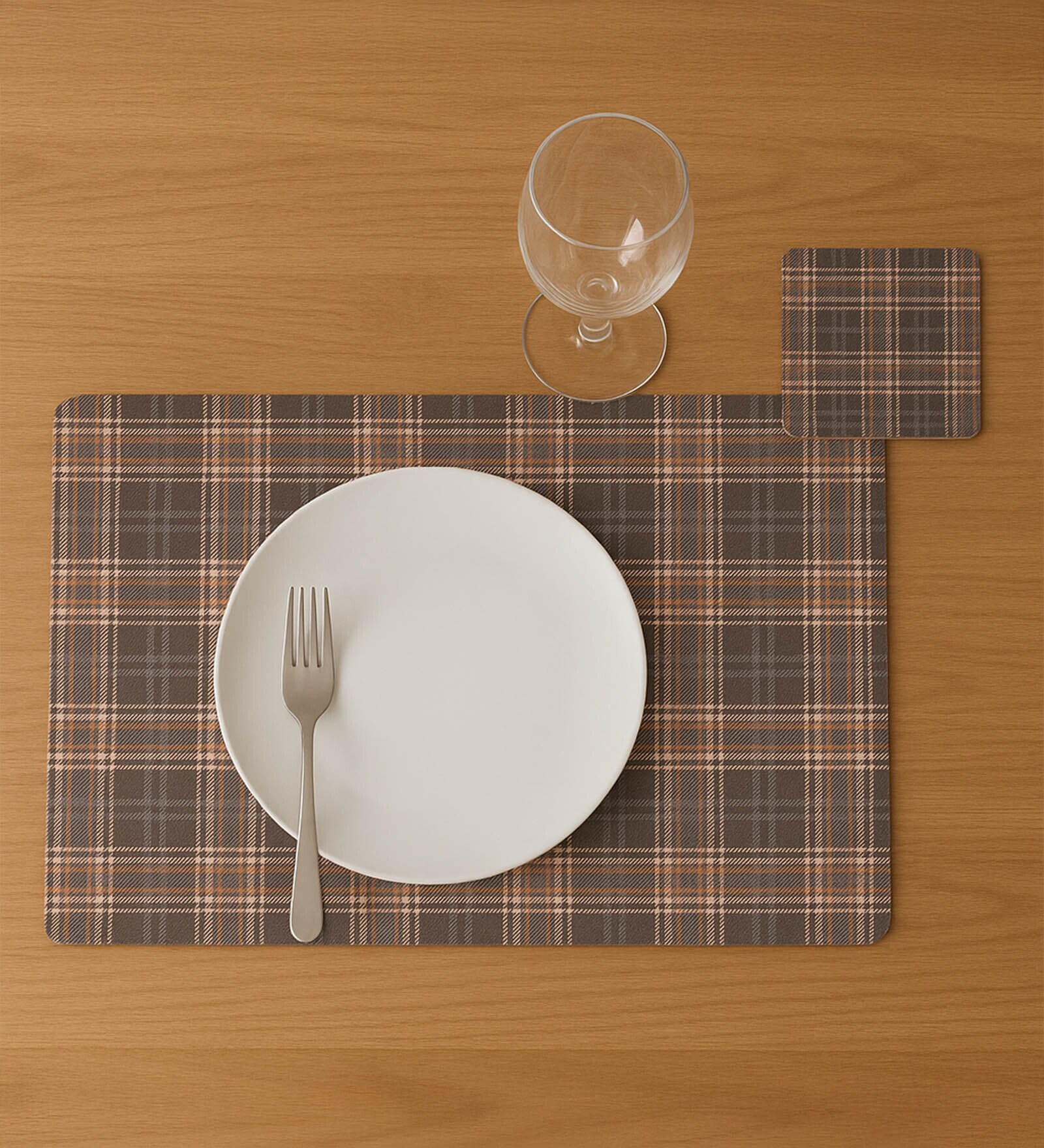 Reversible PVC Placemats & Coasters Set of 6