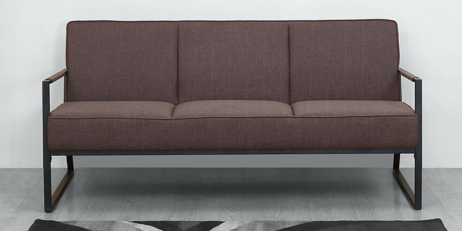 Remus 3 Seater Sofa In Brown Colour