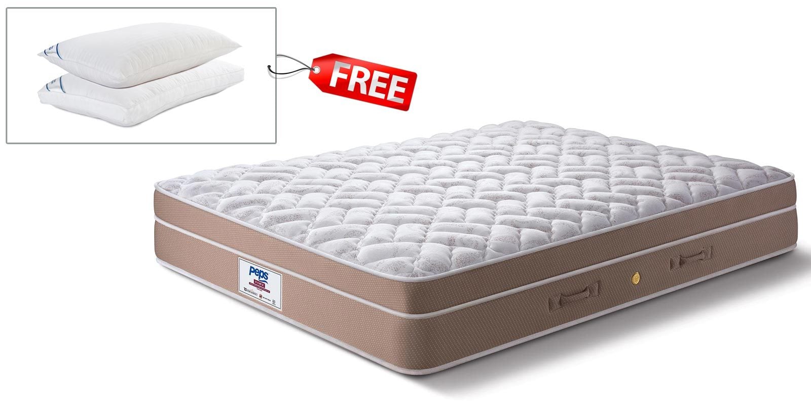 Buy Restonic Fontaine Euro Top Single 10 Inch Pocket Spring Mattress By