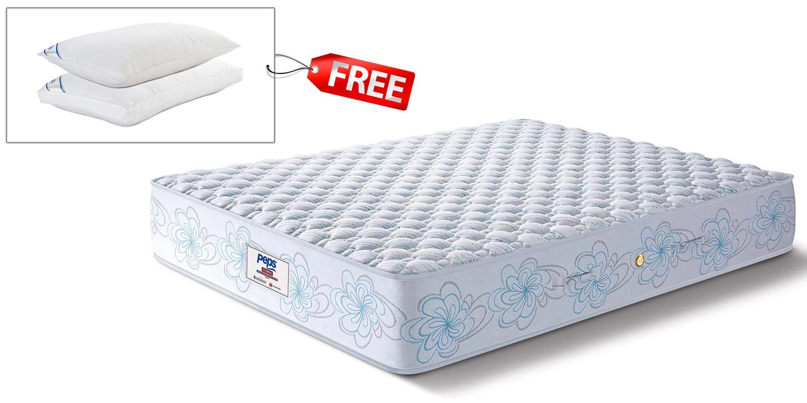 Buy Restonic Geneva Normal Top King Size 8 Inch Bonnell Spring Mattress