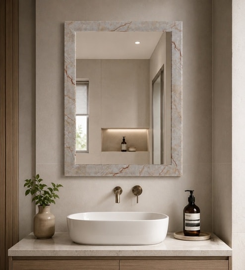 Rectangle (24x30) Black Frame Wall Mirrors