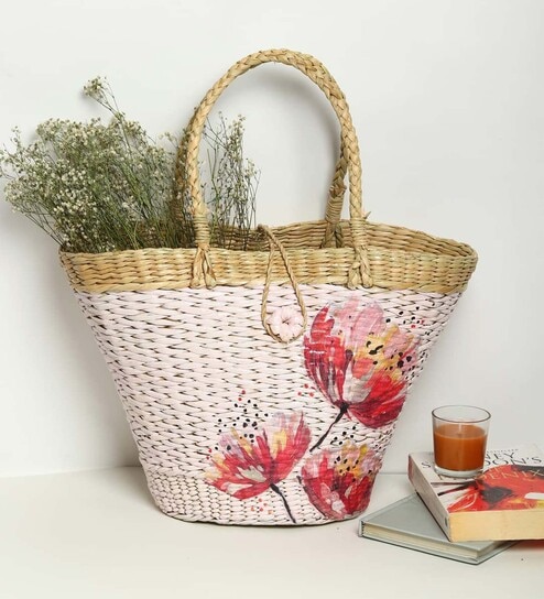 Rectangular Baskets/Decorative Storage Baskets, Perfect Alternatives To Wicker Storage Baskets. (Multi Color 3)(Sea Grass) (Design 05)