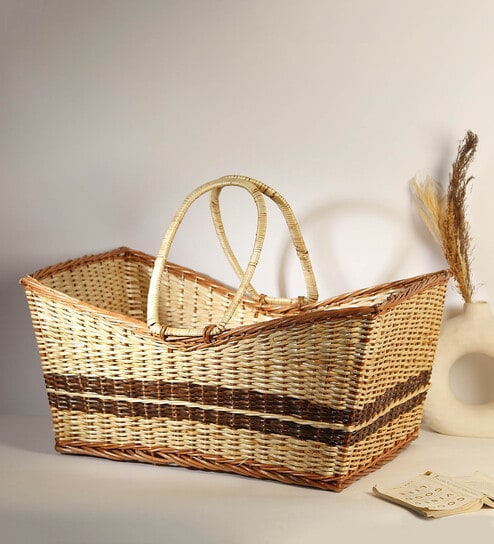 Wicker Laundary Basket,Storage Boat Baskets,Clothes Storage Baskets