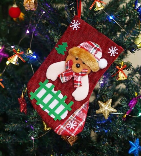 Red Cotton Christmas Decorations