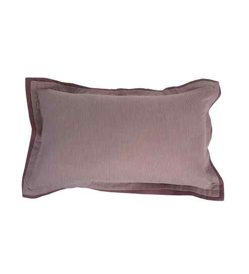 Red Cotton Solid 14x24 inches Rectangle Cushion Cover