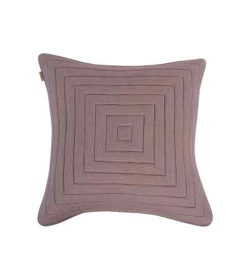 Red Cotton Solid 18x18 inches Square Cushion Cover