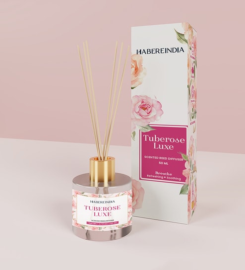 (1Pc) Pink Reed Diffuser Set With Fragrance Oil For Elegant Home