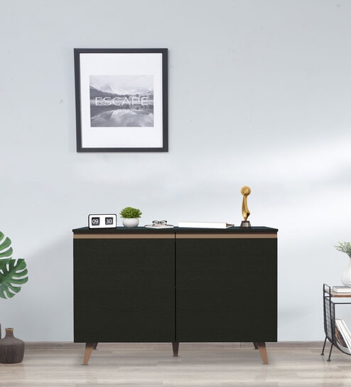 Reims Cabinet in Black Finish