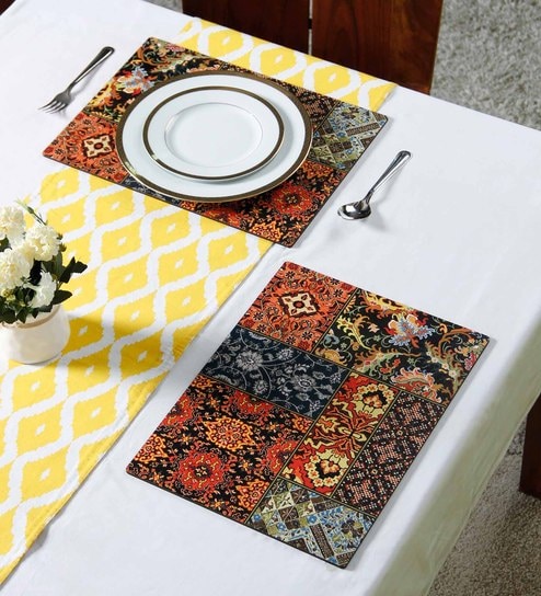 Orion (16x16) Multicolor MDF (Set of 6) Placemat