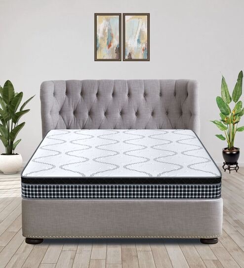 RELAX Reversible 6 Inches Memory Foam Pillow Top With ISPT Technology Queen Size Mattress