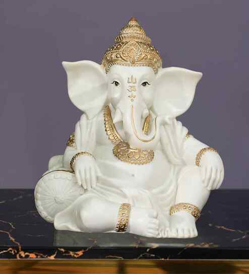 Relaxing Lord Ganesha Idol