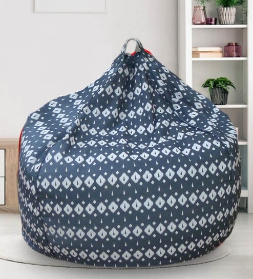 Buy Elega XXL BeanBag with Beans in Grey Colour at 43% OFF by Spacex |  Pepperfry