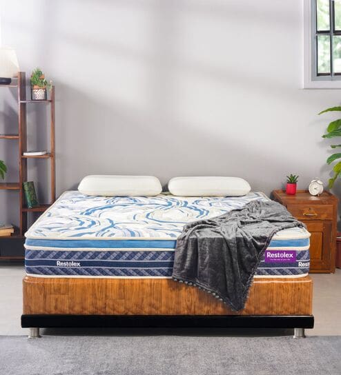 Restorganic Organic Passion 8 Inches Natural Latex  Single Size Mattress