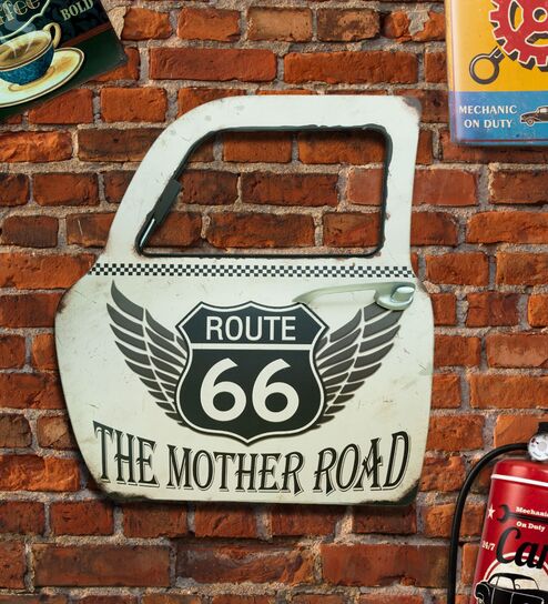 eazywagon Retro Car Door Route 66 mother Road Wall Sign-picture-35