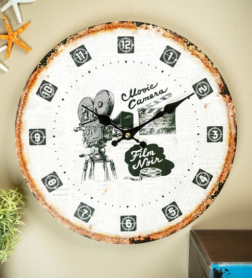 Movie Camera Dial Wall Clock