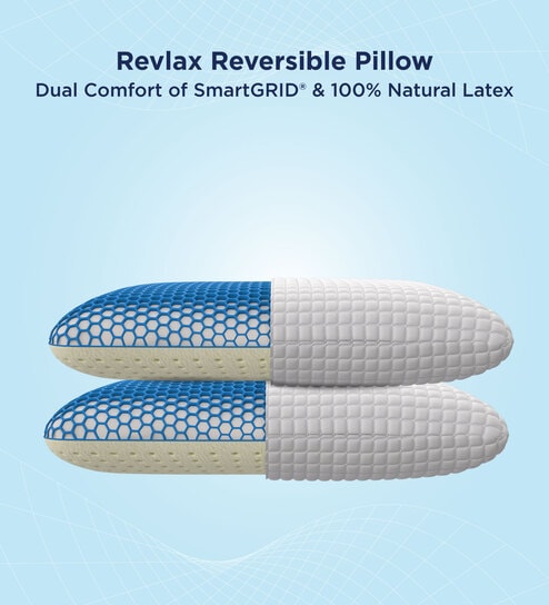 Revlax Latex 27 x 17 Inch Pillow (Set of 2)