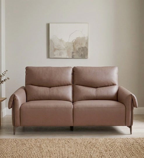 Revoli 2 Seater Sofa In Brown Color